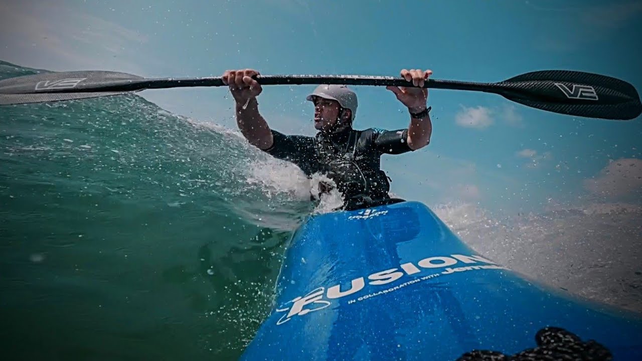 Cornwall Kayak Surfing At The Local