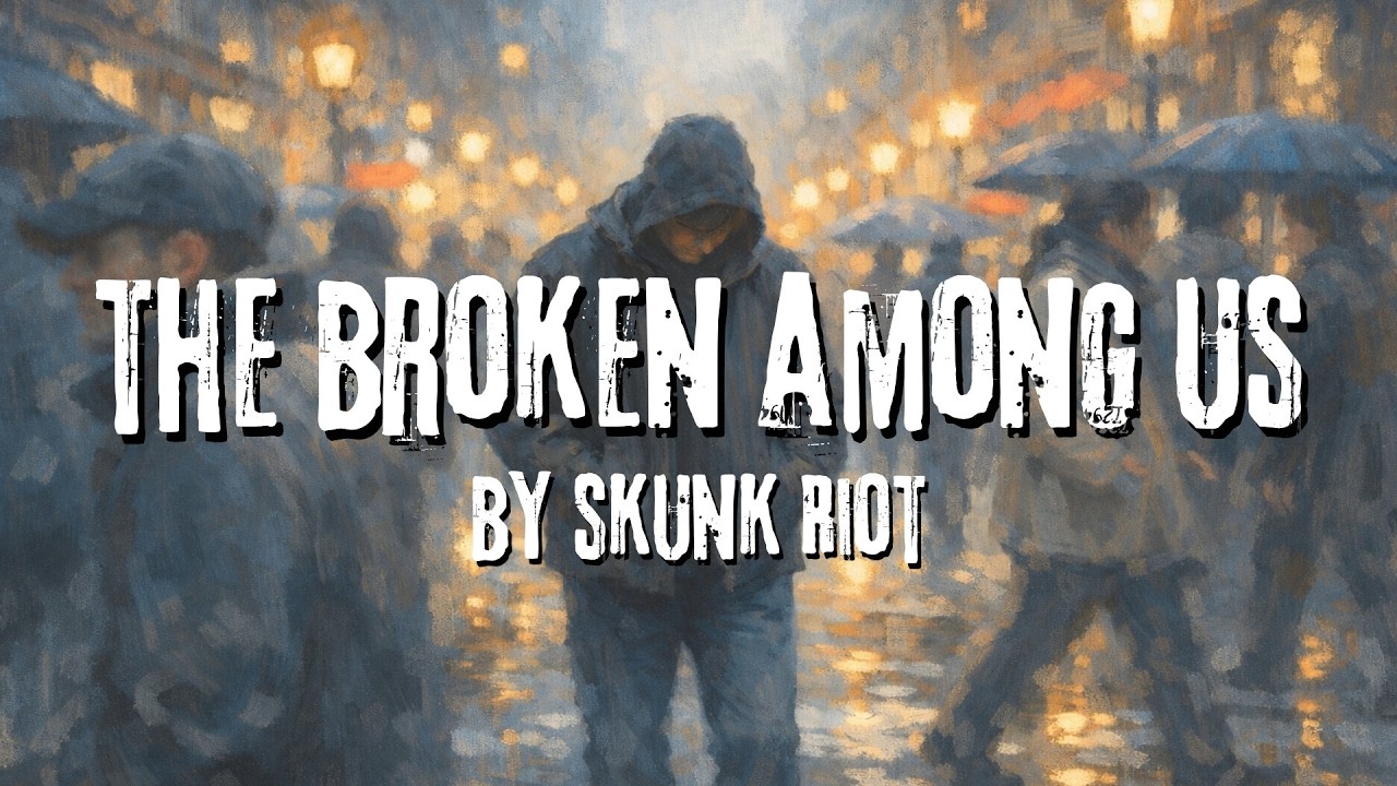 The Broken Among Us - Song About Suffering in Silence (Lyric Video) Skunk Riot