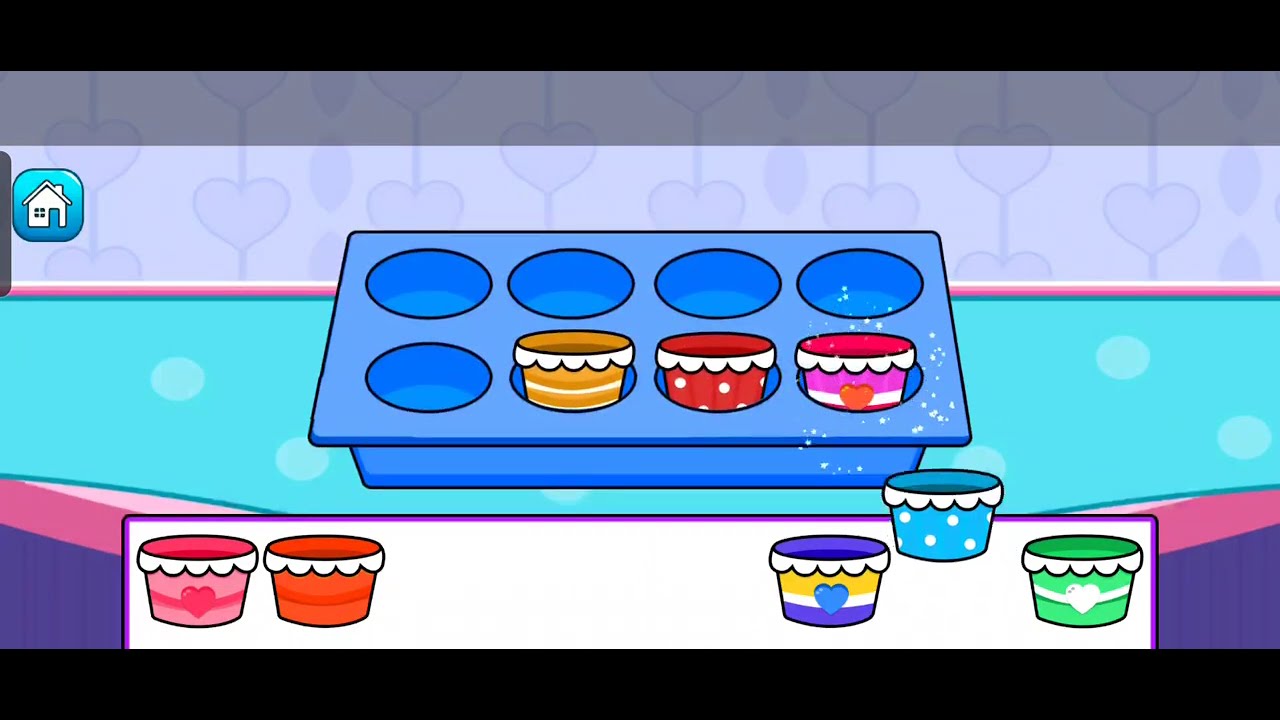 Cup cake decorating 