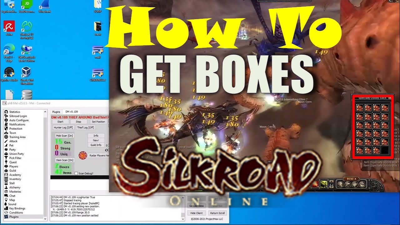 Silkroad Online How To Get Boxes 📦 And Auto Trade Script ✈️ @iSRO 😜 100% Working Method