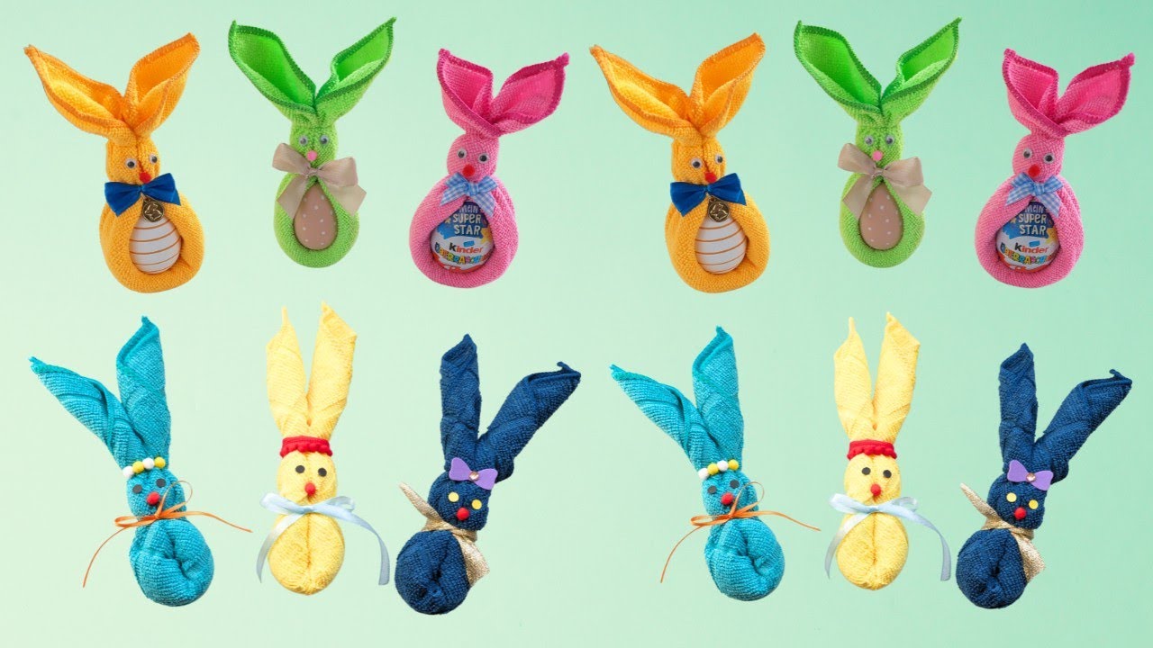 пасхальные подарки: сделайте пасхальных кроликов из ткани🐰пасхальные украшения