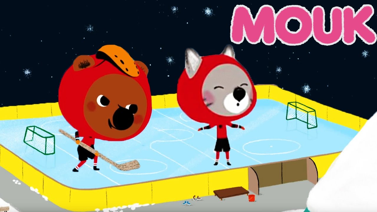 Mouk - Mouk au Canada: les étoiles filantes et la partie de hockey | Dessin animé pour enfants