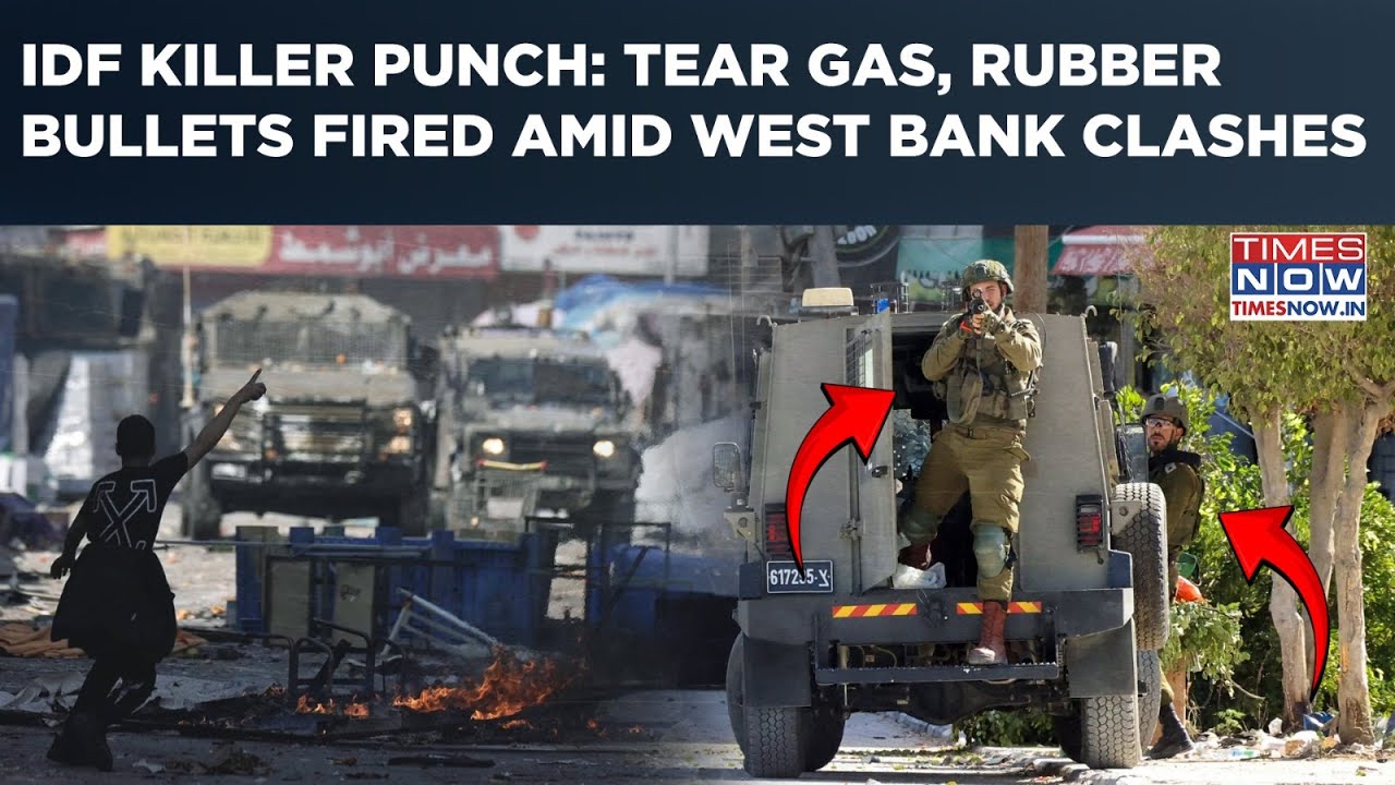 IDF's Killer Punch: Tear Gas, Rubber Bullets Fired As Hamas Helpers Run Helter-Skelter In West Bank