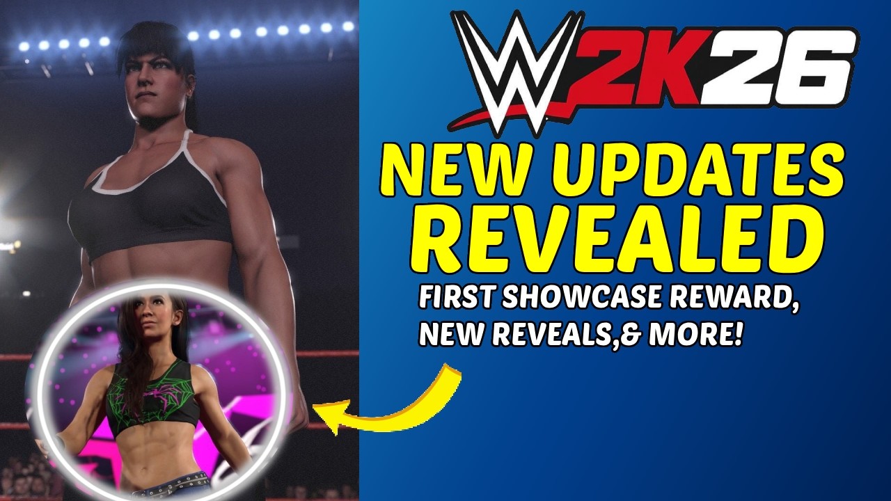 WWE2K26: НОВЫЕ ОБНОВЛЕНИЯ! РАСКРЫТ 15-Й ВЫПУСК AJ LEE! ПЕРВАЯ НАГРАДА ЗА ШОУКЕЙС, НОВЫЕ НОВОСТИ И...