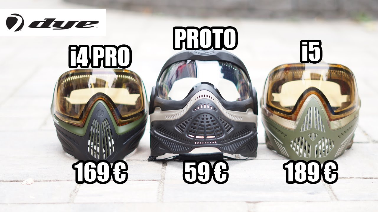 Das ULTIMATIVE Dye Paintball Masken Review