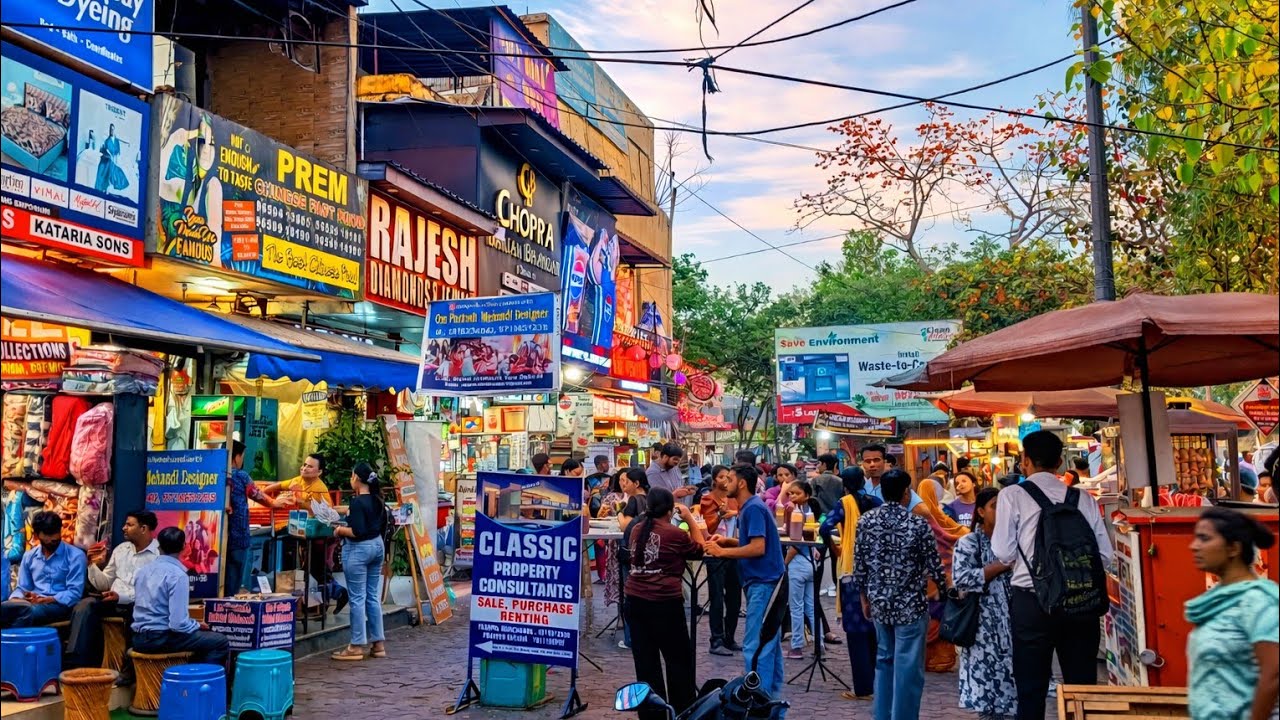 Evening Street Walk in C4E Market Janakpuri Delhi 🇮🇳 | Busy Market, Street Life & Real Delhi Vibes |