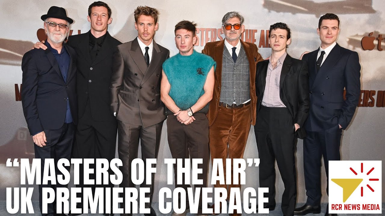 UK Premiere of Apple's New WWII Series Masters of the Air #AustinButler #CallumTurner #BarryKeoghan