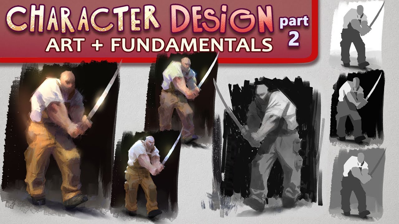 Character Design Mini-Series Pt. 2 - Value, Light, Flesh, Color