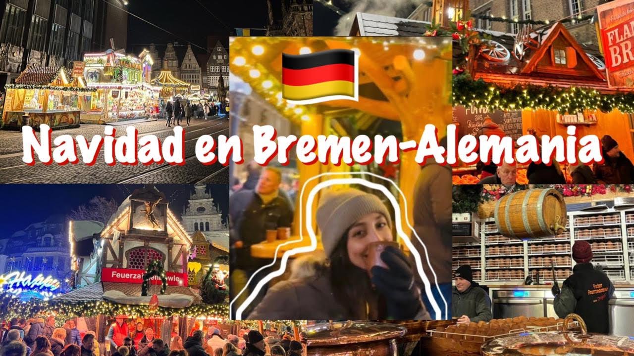 Cómo es viajar a Bremen - Alemania en navidad 🎄. Christmas Markets in Bremen Germany 🇩🇪