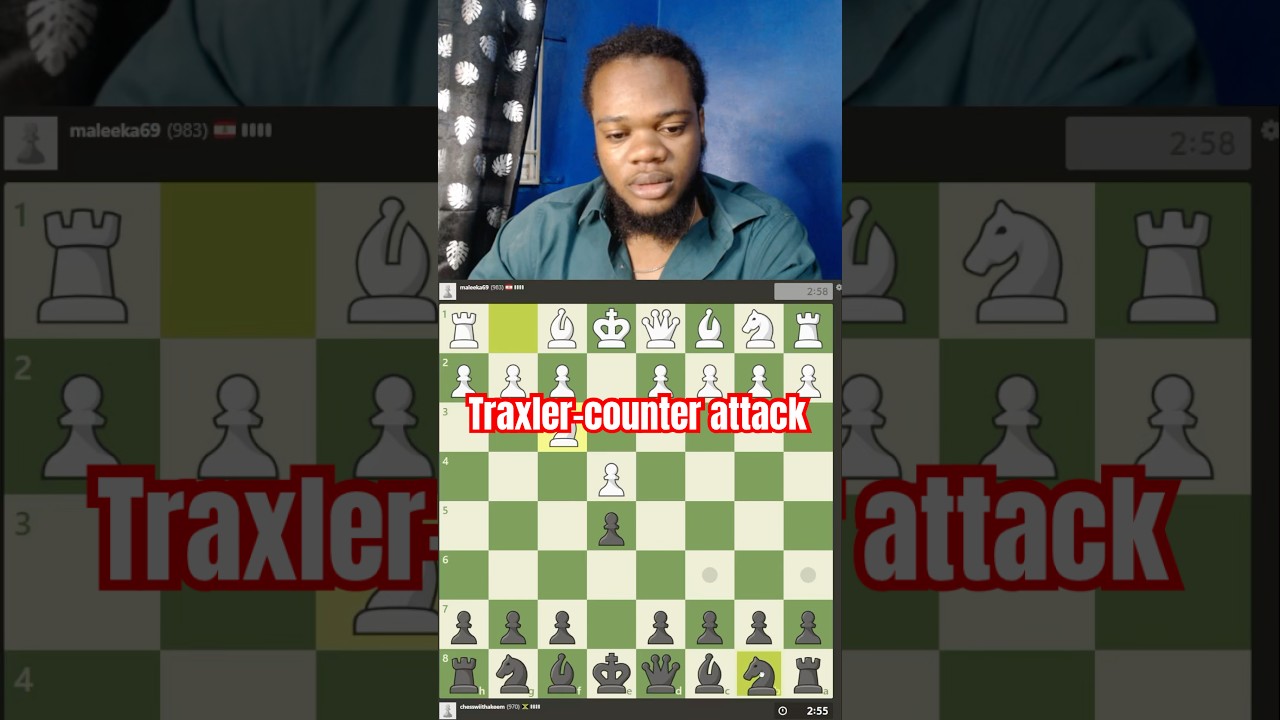 Traxler-counter attack #chess #chesscom #chesstime #chesstips