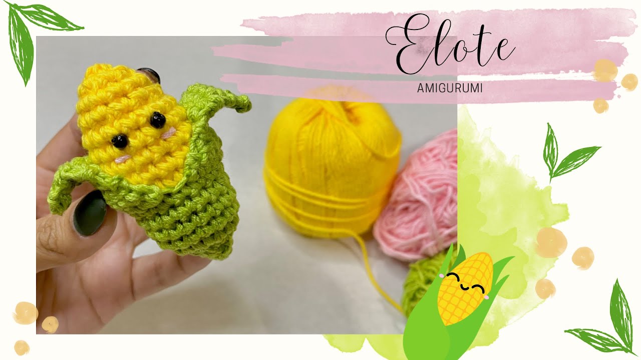 Amigurumis fáciles para principiantes / llavero de elote 🌽