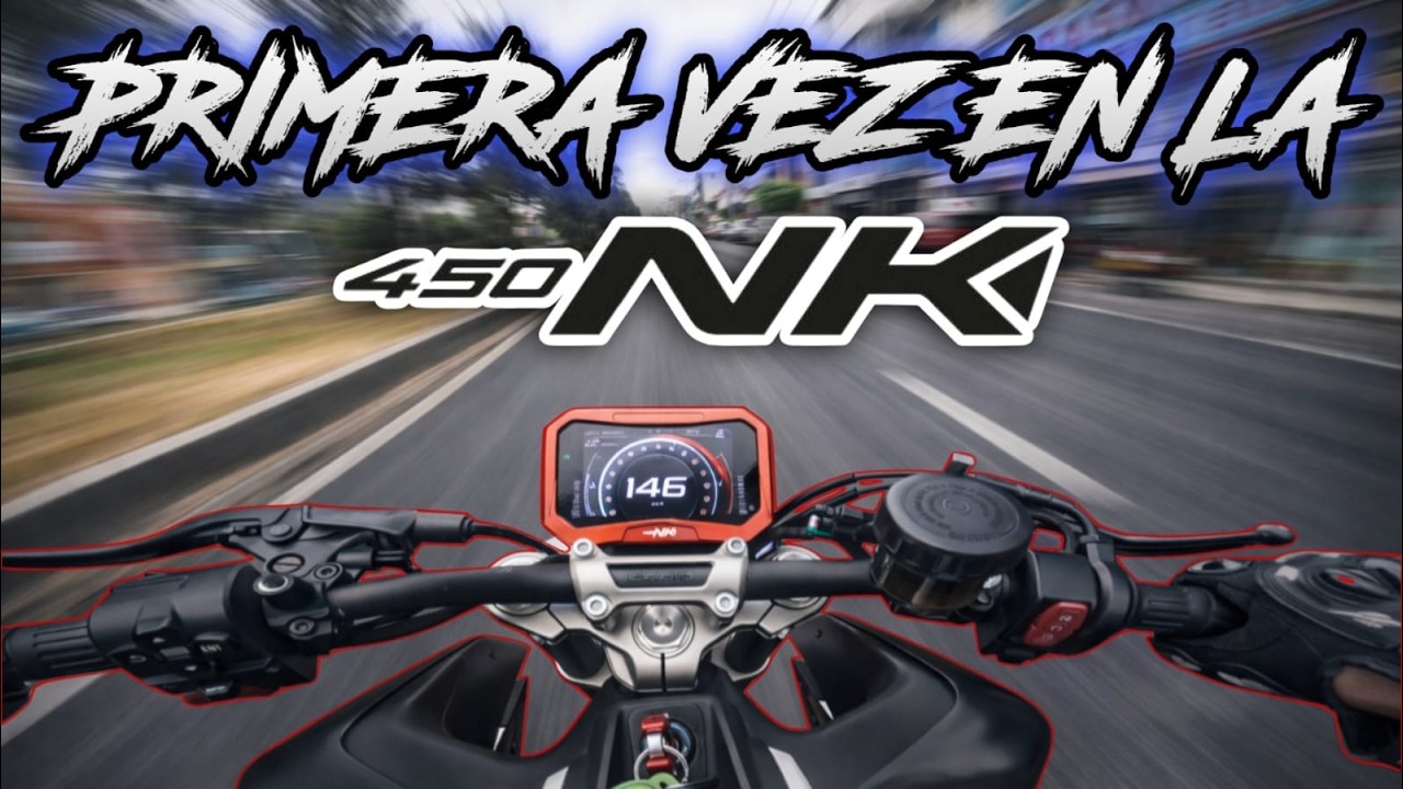 MI REACCION AL MANEJAR LA NK450 POR PRIMERA VEZ😯🔥