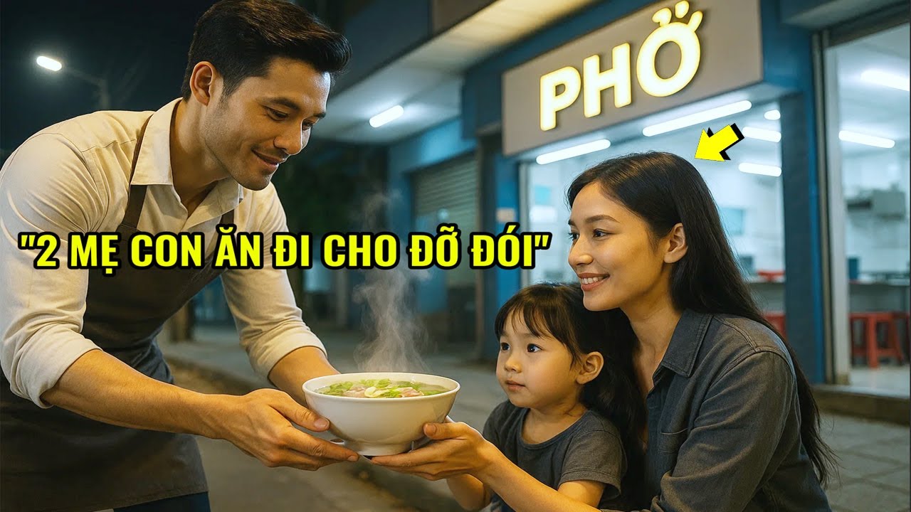 Chủ quán cơm sắp phá sản vẫn cưu mang 2 mẹ con vô gia cư, điều xảy ra sau đó đã thay đổi cuộc đời họ