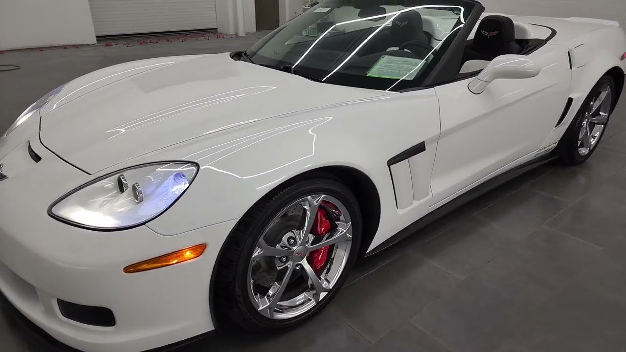 2011 CHEVY CORVETTE GRAND SPORT 3LT 100 COVERTIBLE ACTIC WHITE BEST CORVETTE INTERIOR 13053Z SOLD!