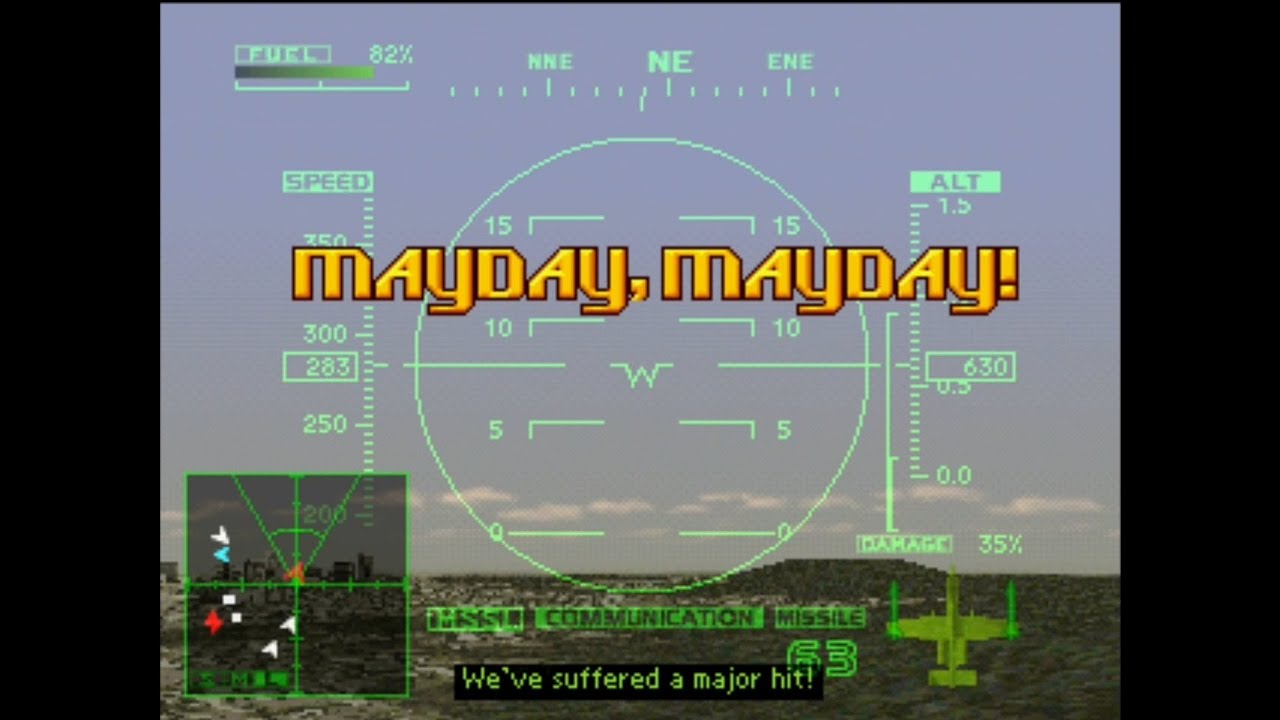 Mission 7: Sledgehammer — Ace Combat 2 (PS1) —  GameClips Library