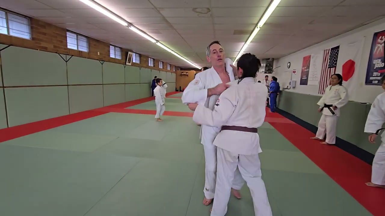 Saturday randori: Jeff sensei & Frankie