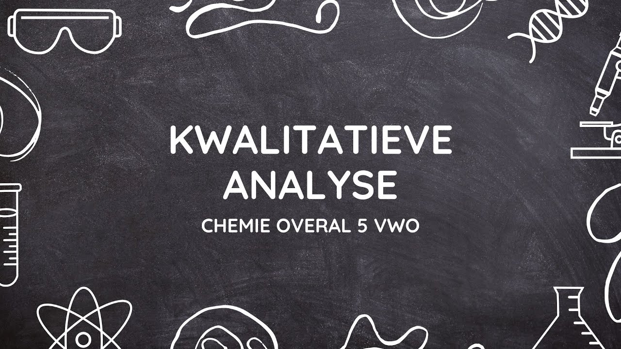 H10: Kwalitatieve Analyse | Scheikunde Chemie Overal 5 VWO