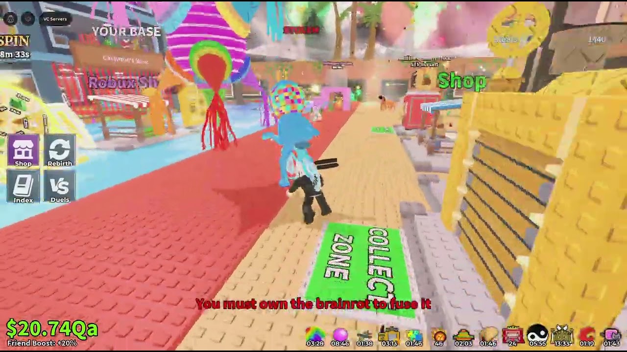 Steal a brainrot admin abuse #roblox #stealabrainrot