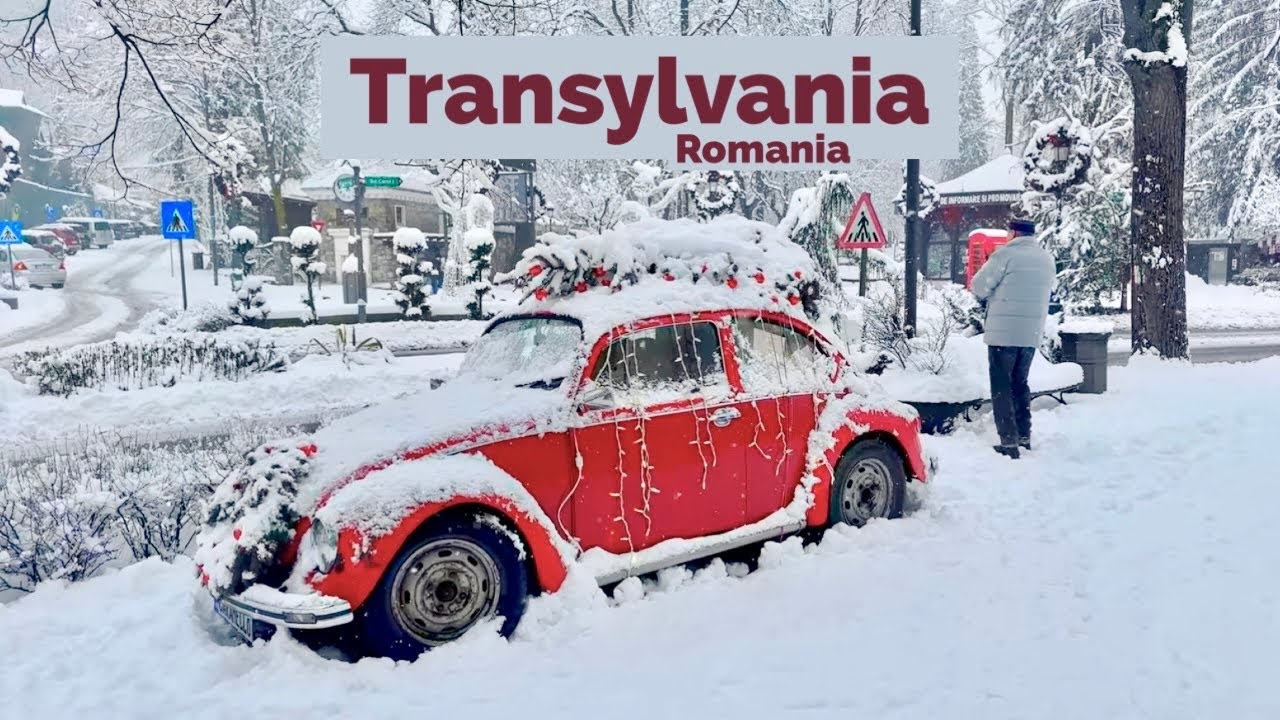 Transylvania, Romania 🇷🇴 | Sinaia, Sighișoara, Brasov & Bran | 4K 60fps HDR Walking Tour