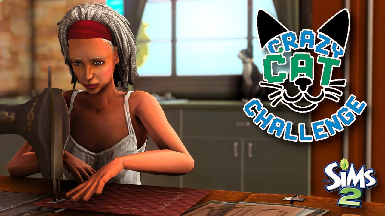 more crazy cat lady challenge (sims 2 gameplay)