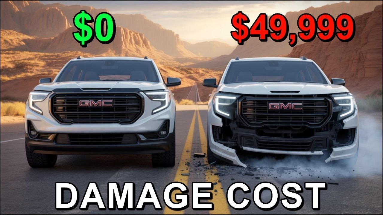 Realistic Crashes BeamNG Drive Damage Cost GMC Terrain | Epic Wallet Survival