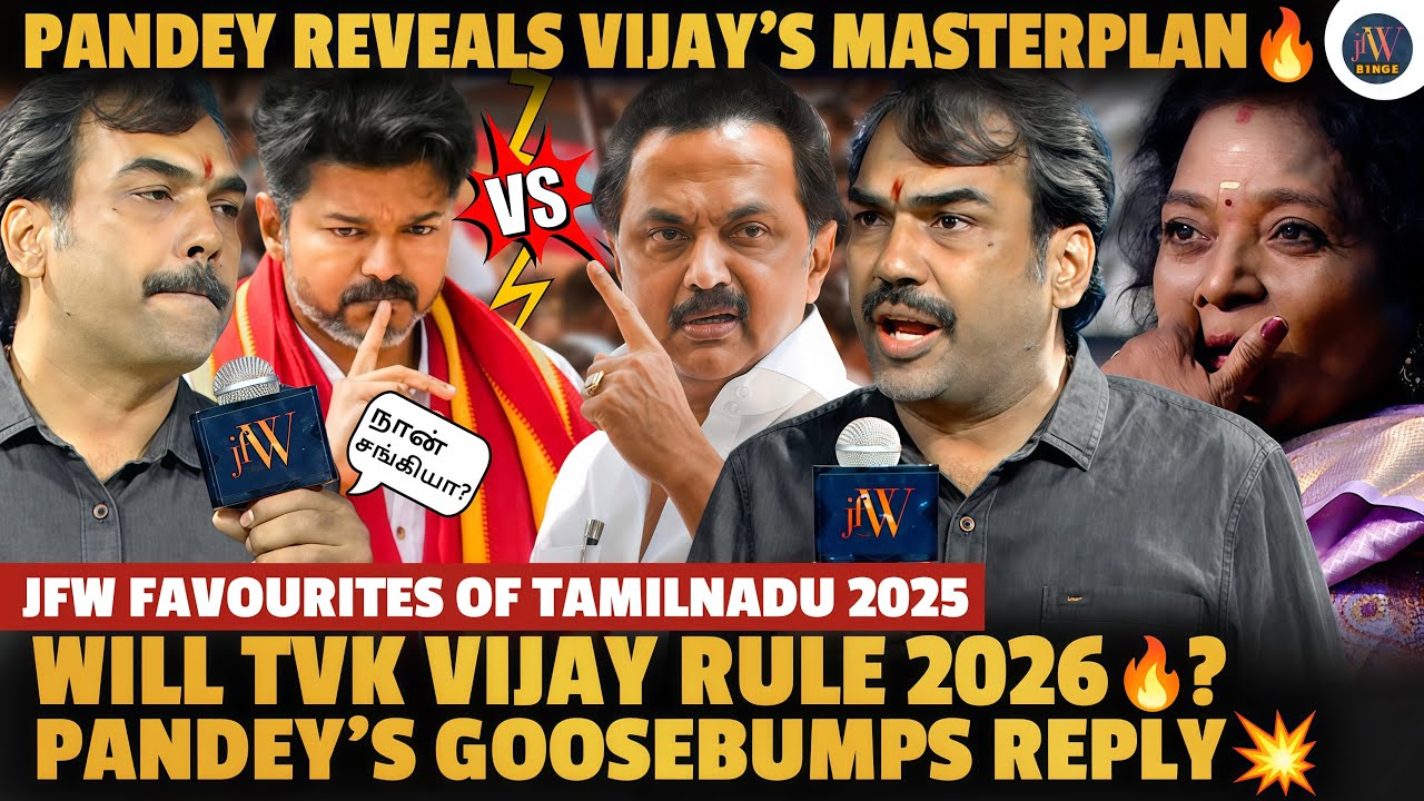 DMK MK Stalin vs TVK Vijay Political War Begins🔥Rangaraj Pandey Drops Political Bomb💥Full Goosebumps