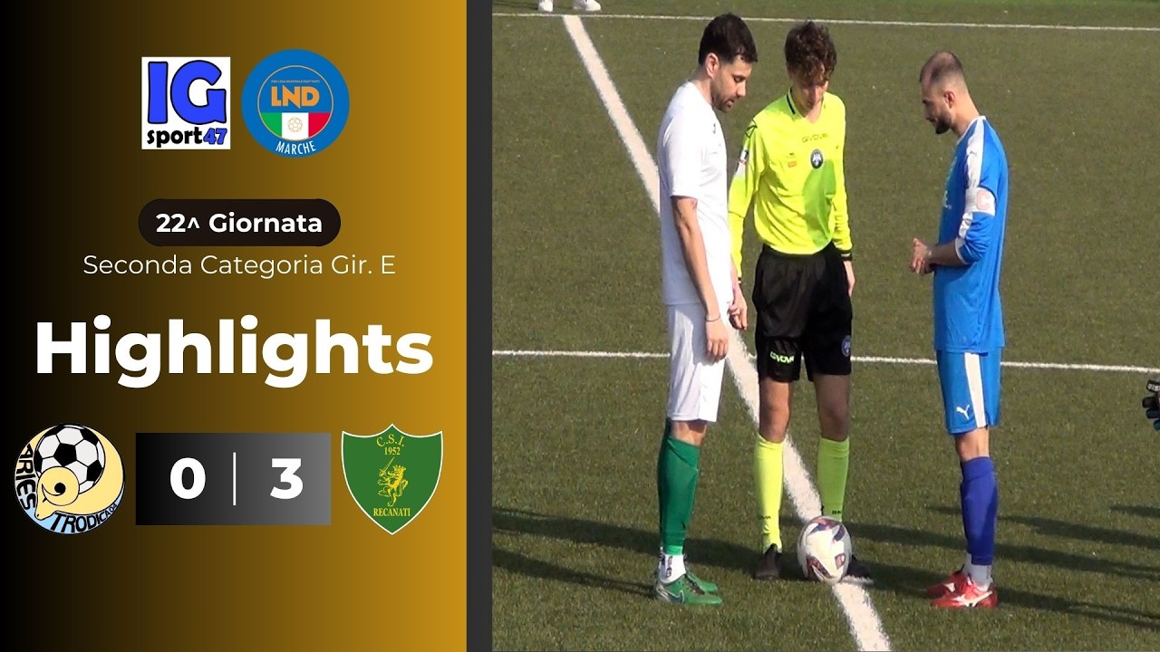 Aries Trodica-CSI Recanati 0-3 (Seconda Categoria Gir  E)