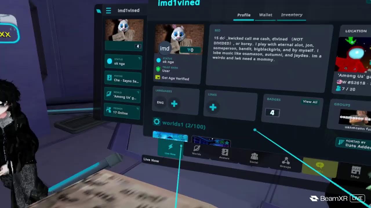 among us vr chat