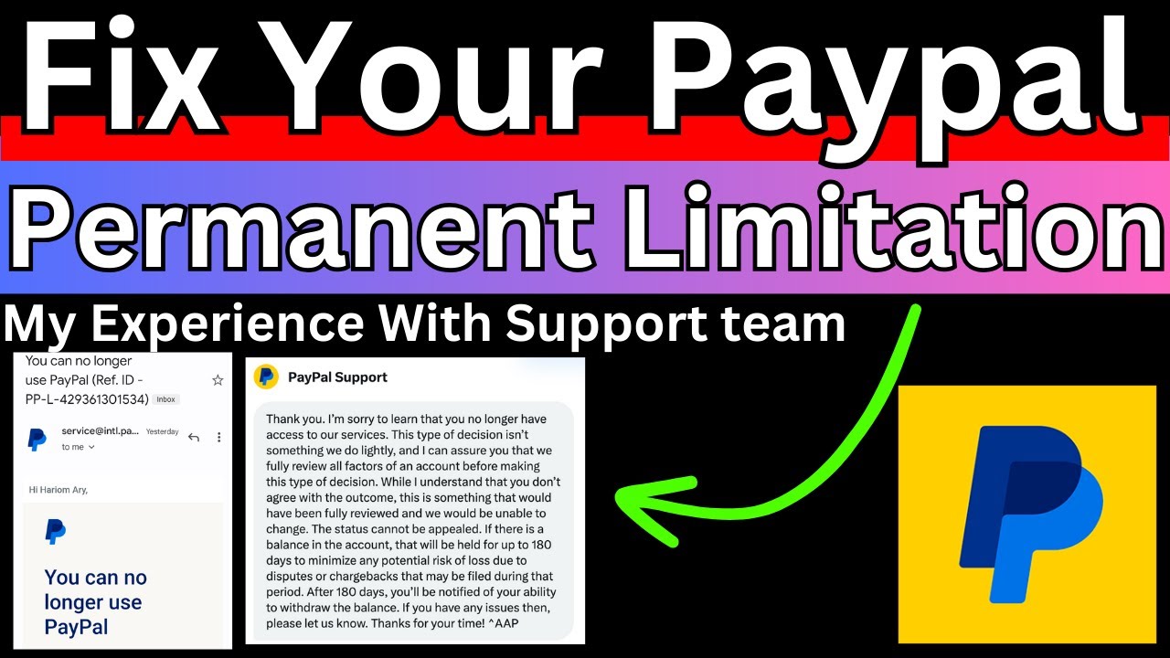 How to Fix Permanently Limited Paypal Account in 2024