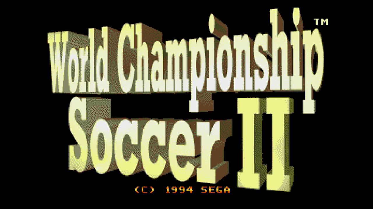 World Championship Soccer II. [Mega Drive - Sensible Software, SEGA]. (1994). World Cup, Wales Play.
