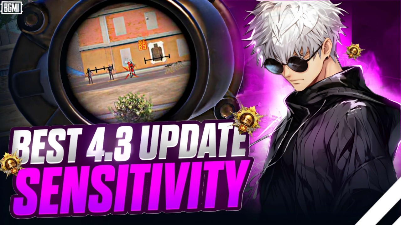 BGMI 4.3 UPDATE BEST ZERO RECOIL SENSITIVITY😱💥✨| BGMI ZERO RECOIL SENSITIVITY | BGMI SENSITIVITY