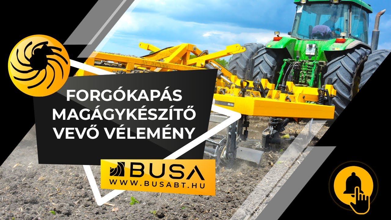 Busa FKM - Forgókapás Magágykészítő vélemény, Baks, Csánytelek