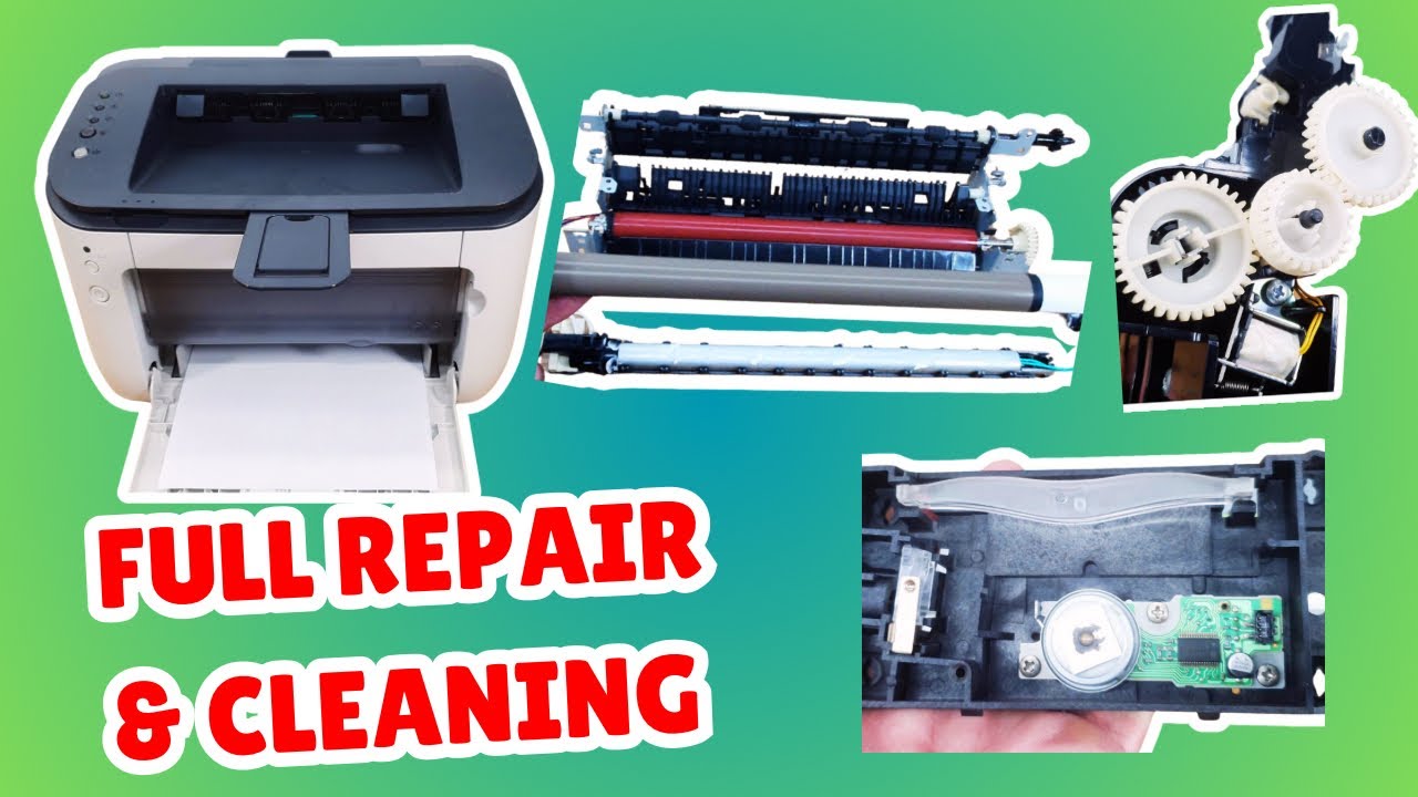 Canon LBP6230dw Printer Repair & Cleaning | Fix Fuser, Clutch Pads, Scanner Dust