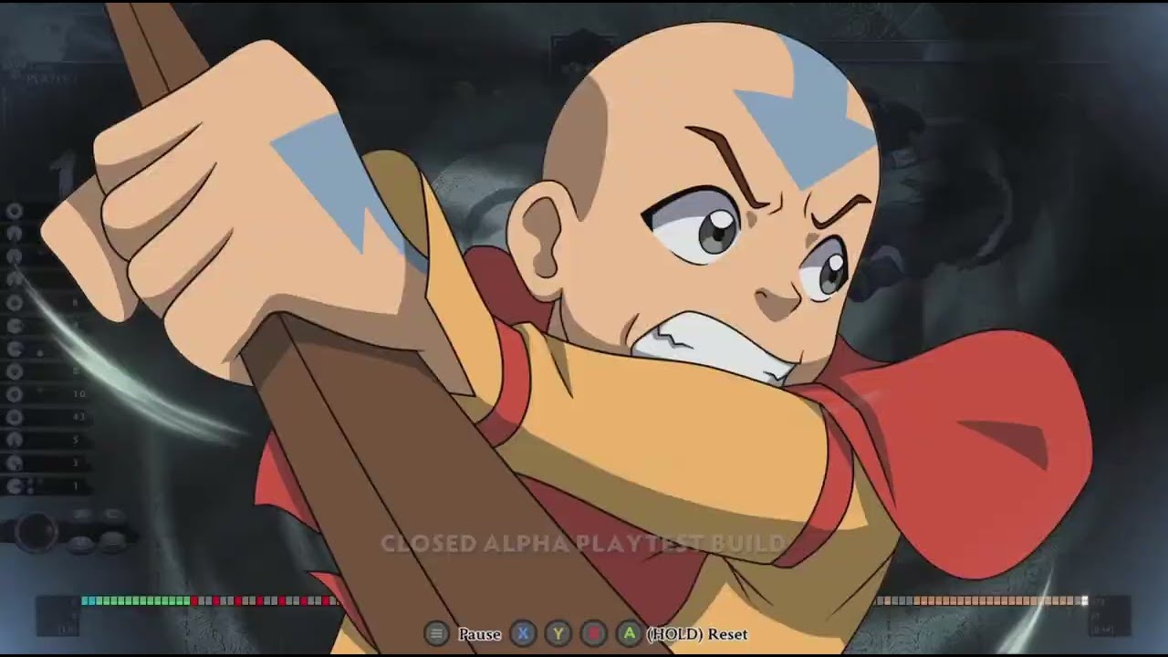 Avatar Fighting Legends Closed Alpha Aang Combos