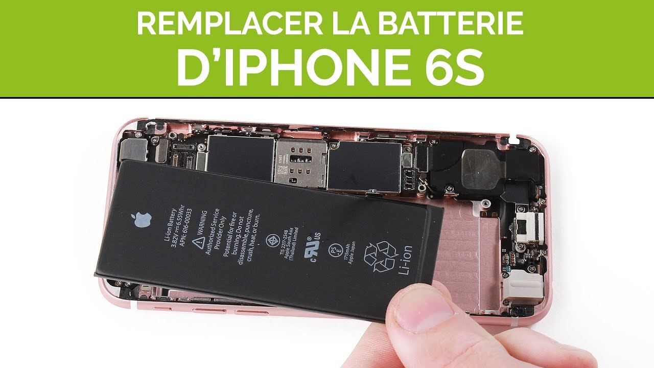 Comment remplacer la batterie iPhone 6S. By SOSav
