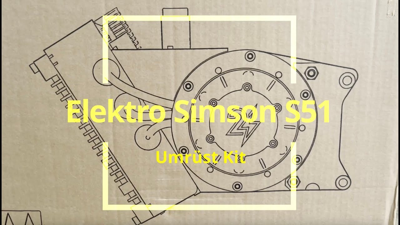 Simson S51 Elektro Umbau Kit Unboxing von Second Ride
