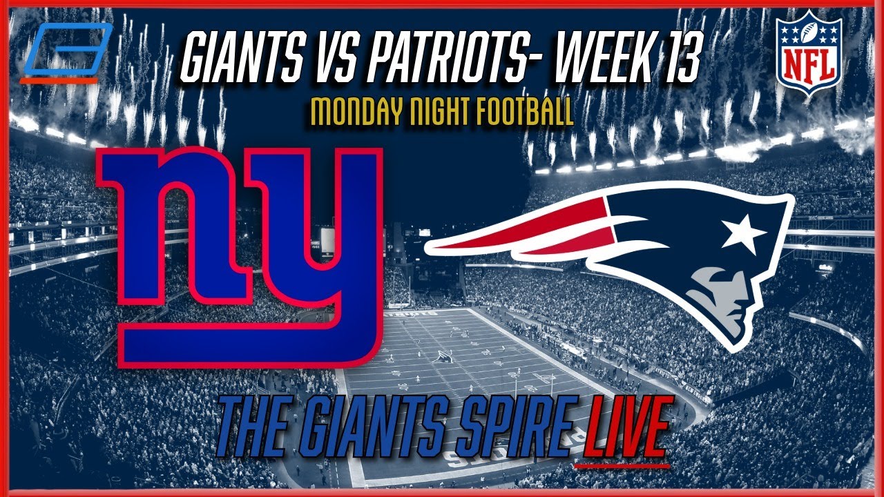GIANTS VS PATRIOTS (REACTION) - The Giants Spire LIVE
