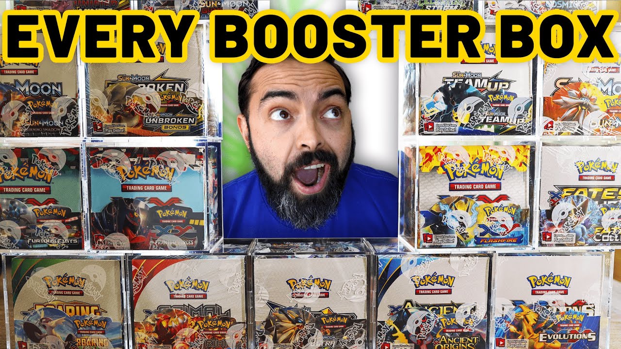 It's Done! Every XY and Sun & Moon Booster Box Ever Released!