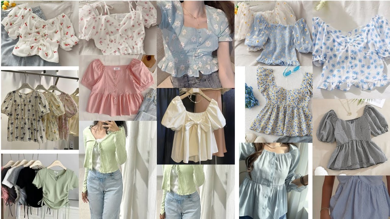 25+ Aesthetic crop top 💞🌷#asthetic #explore #fy #fypシ #viral #tops #outfit #fhasion 