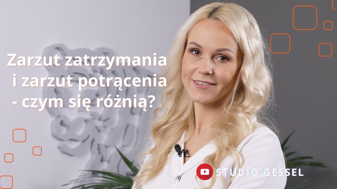 Czym r&oacute;żni się zarzut zatrzymania od zarzutu potrącenia? | Studio GESSEL