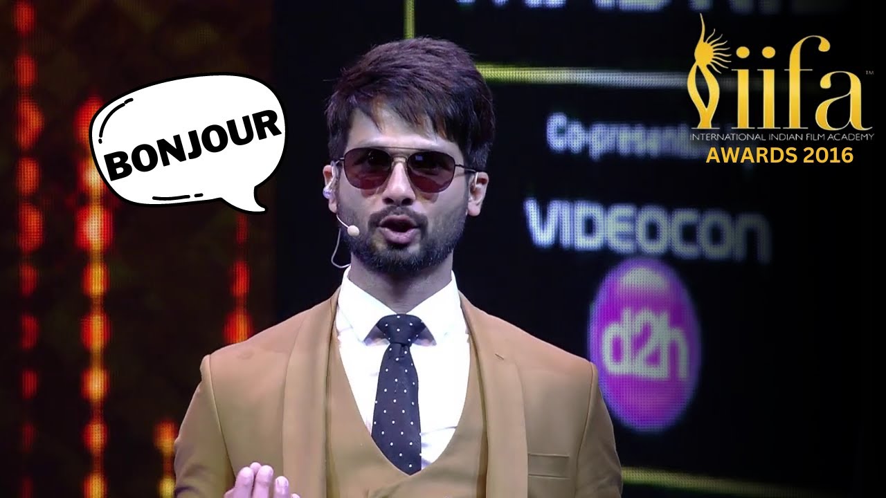 Shahid ko French bhi aati hai?