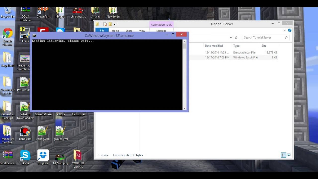 How to create a 1.8/1.8.1 Minecraft Bukkit Server! (With Plugins)