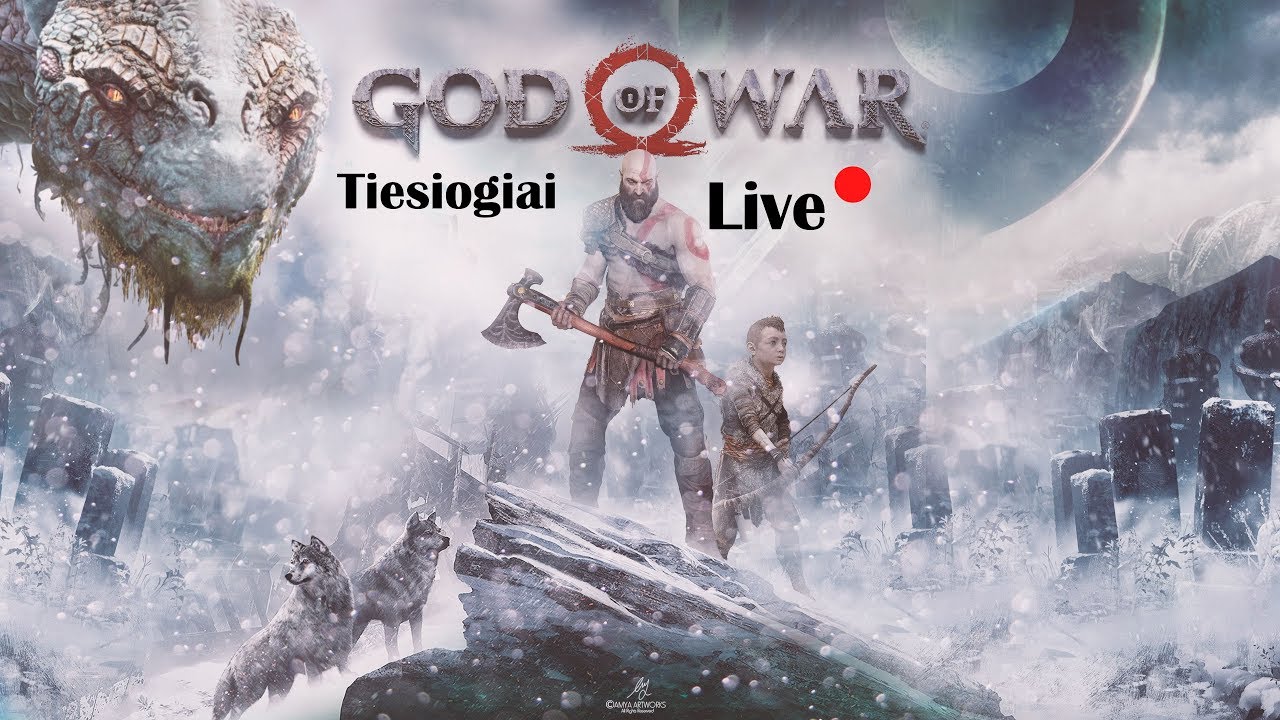 GeimerMenas God of war (4) |antras perejimas 2 Dalis/Ep| Tiesiogiai/Live