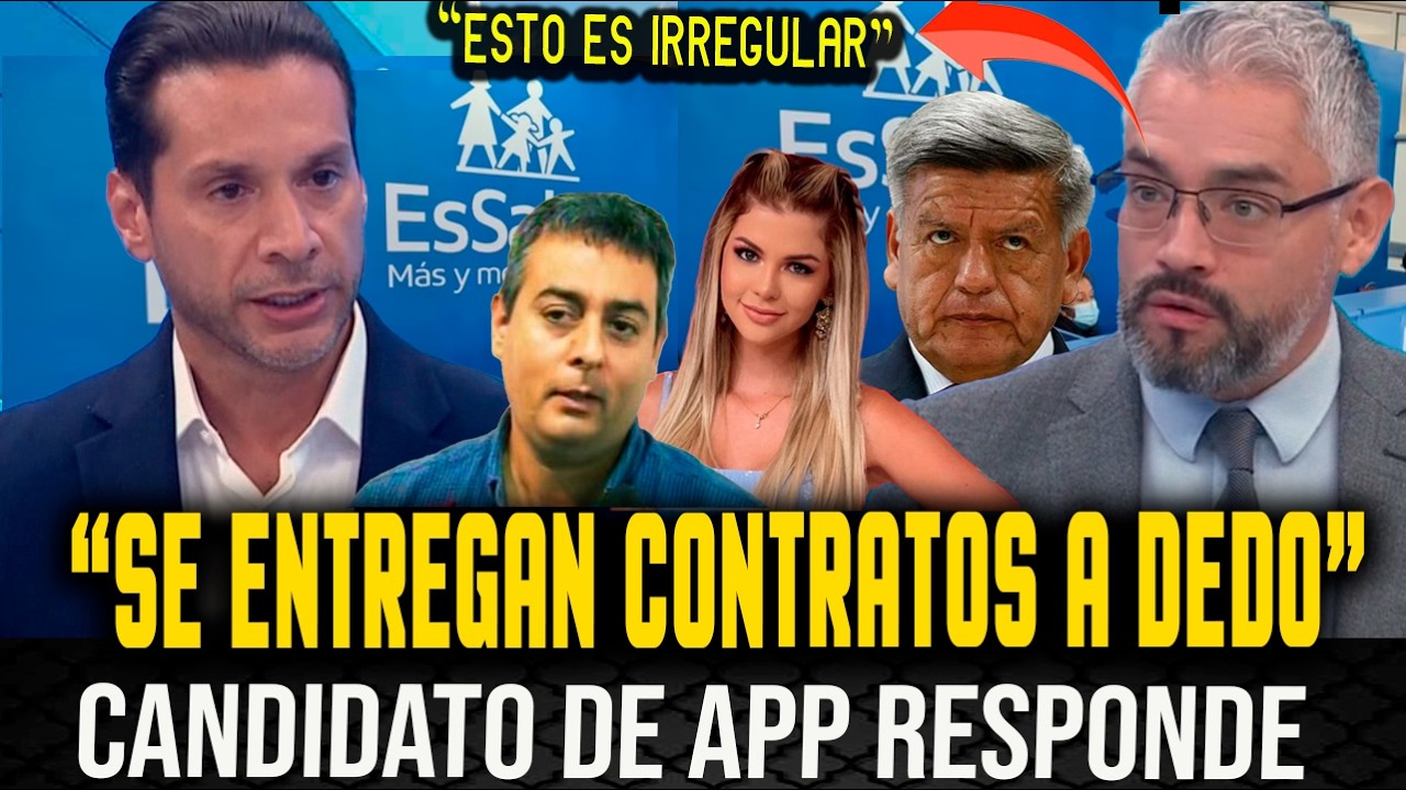TENSIÓN: Candidato de APP responde por CONTRATOS MILLONARIOS que vincularían a familia HORNA