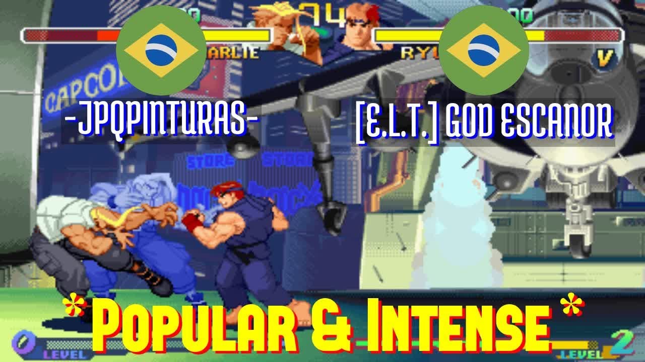 FT5 @sfa2u: -JPQPINTURAS- (BR) vs [E.L.T.] GOD ESCANOR (BR) [SF Alpha 2 sfa2 Fightcade] May 22