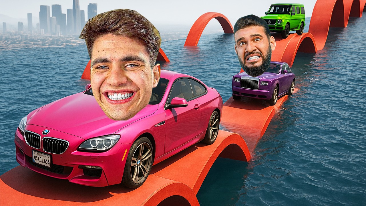 TESTAM MASINILE YOUTUBERILOR PE CEL MAI DENIVELAT DRUM CU APA DIN GTA!