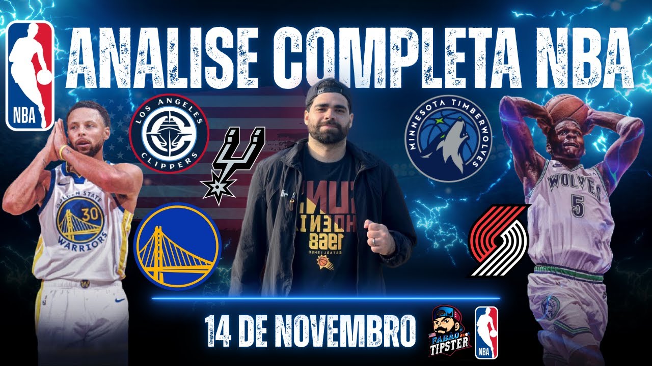 MELHORES PALPITES DA NBA PARA HOJE (SEXTA-FEIRA) - 14 11 2025