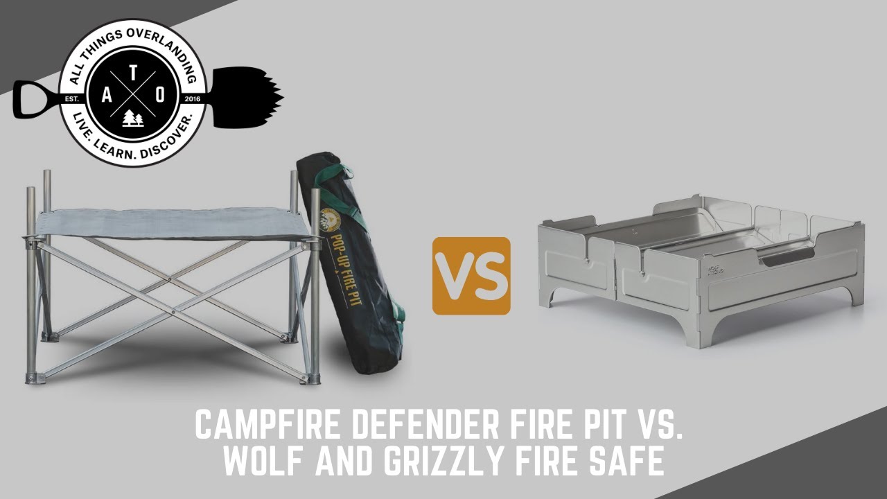 Сравнение, обзор и лучшие модели для кемпинга: Wolf and Grizzly Fire Safe и Campfire Defender Pop...