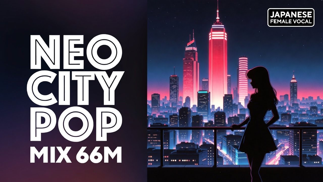 Neo City Pop Mix 66M ★ Retro Anime Nights & Japanese Female Vocals