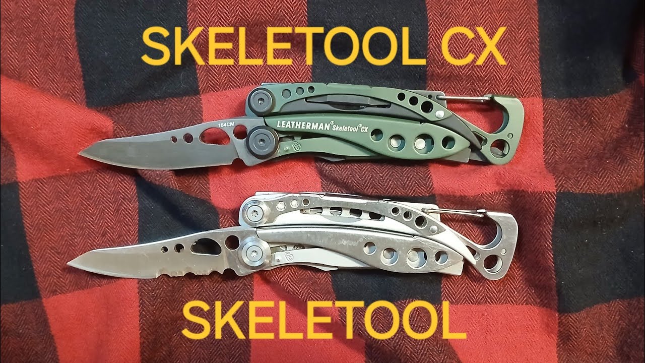 LEATHERMAN:  skeletool vs skeletool cx!  which is your fave?